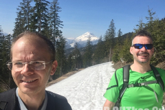 Skitour Hennesteck, Max und ich