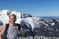 Skitour Gemeindealpe, Selfie vor dem Ötscher