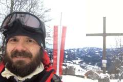 Bei einer Skitour auf das Eybl