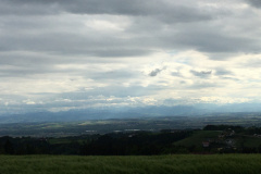Blick auf die Alpen