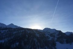 Abendblick auf die Berge