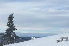 Annaberg Tirolerkogel, Blick über die verschneiten Berge